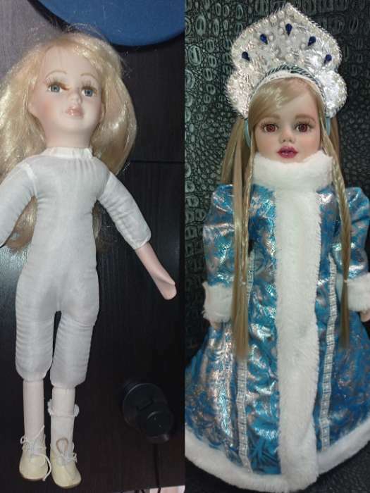 Фотография покупателя товара Волосы - тресс для кукол «Прямые» длина волос: 25 см, ширина:100 см, цвет № 16 - Фото 4