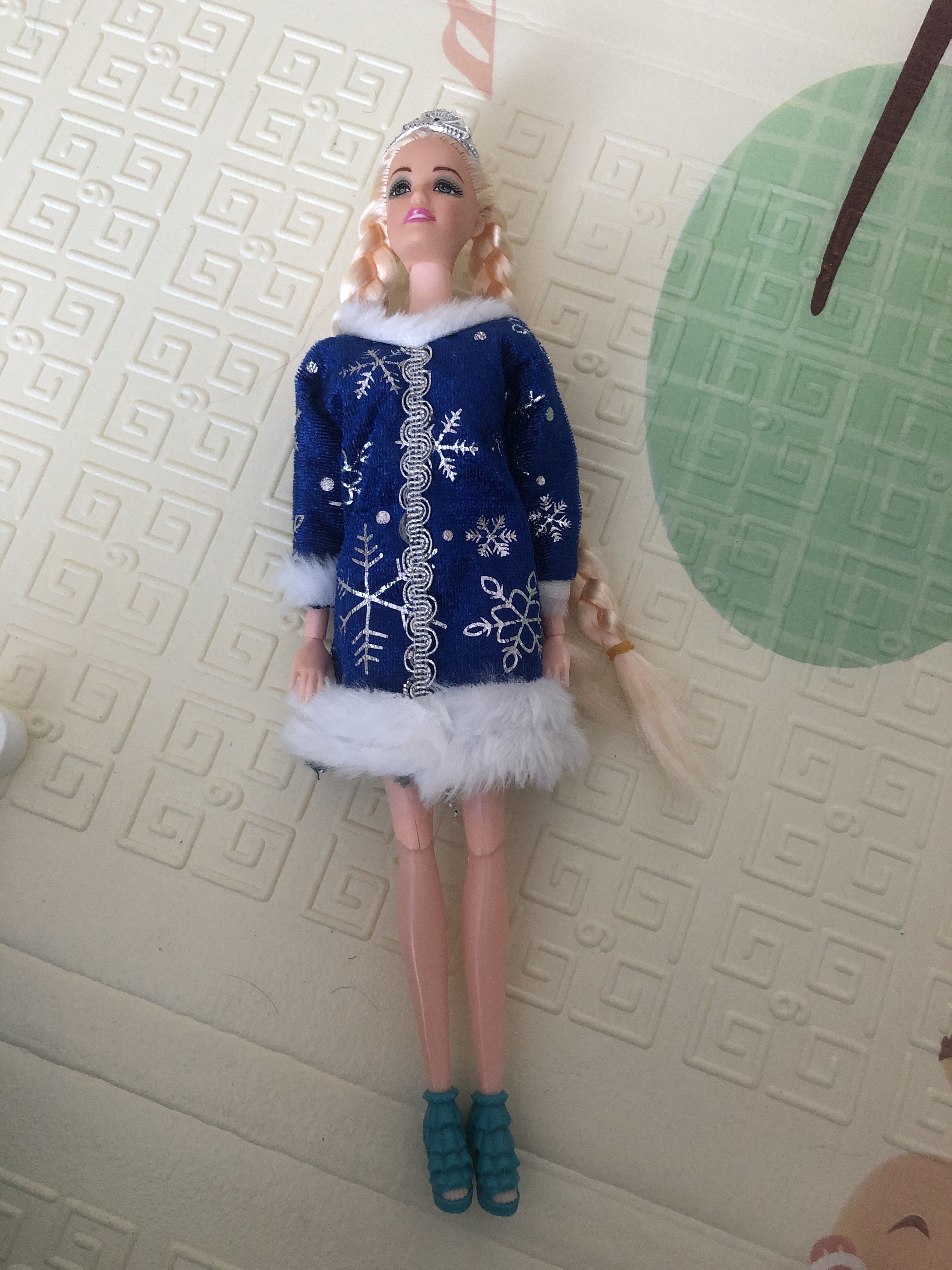 Фотография покупателя товара Кукла-модель снегурочка шарнирная«Сказка рядом» - Фото 4