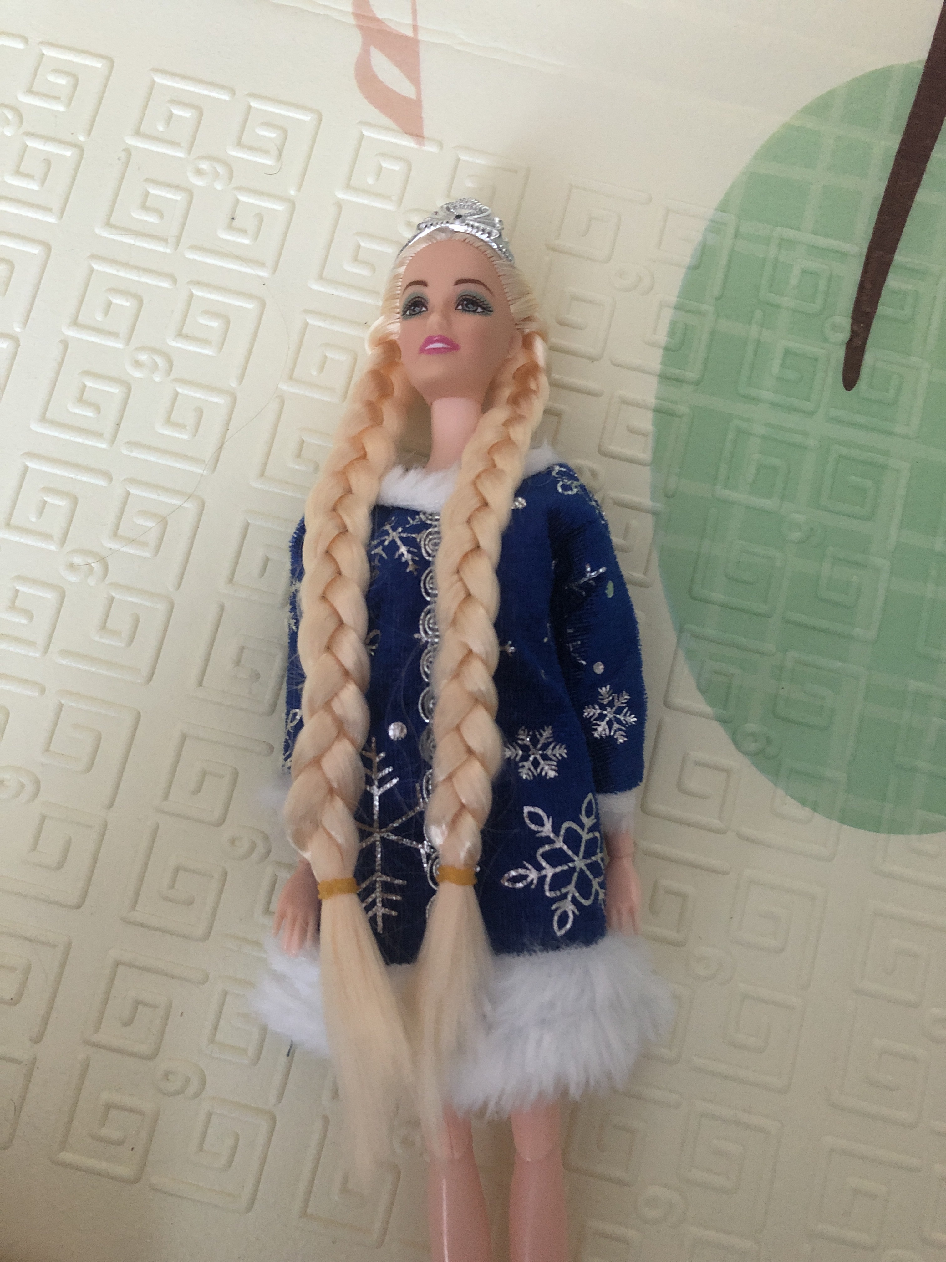 Фотография покупателя товара Кукла-модель снегурочка шарнирная«Сказка рядом» - Фото 3