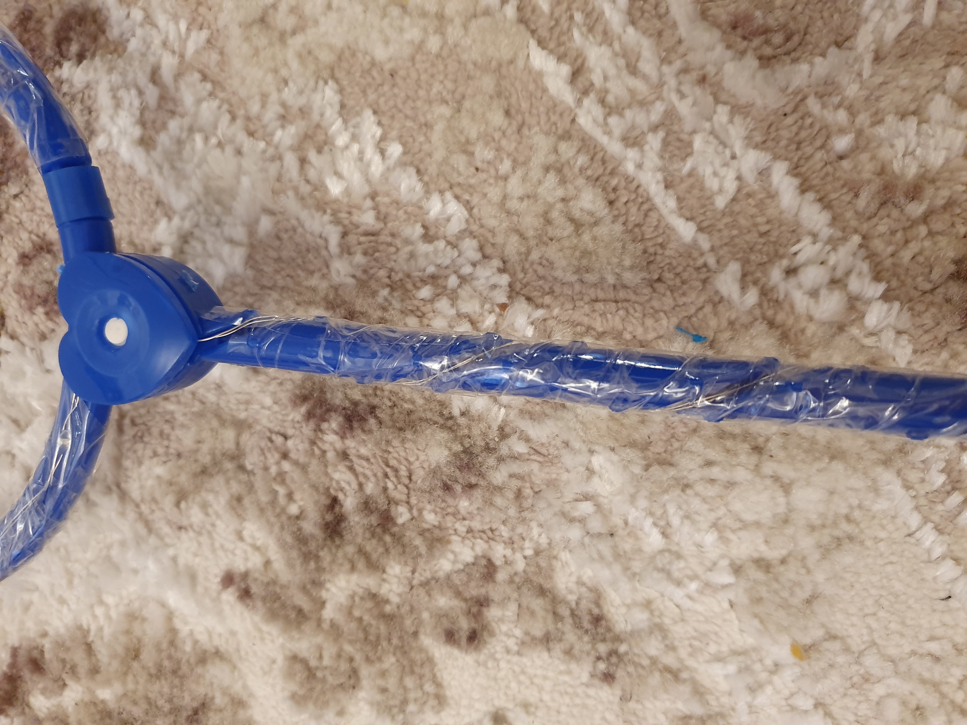 Фотография покупателя товара Нейроскакалка 62 х 16 х 10 см, световая, цвет синий