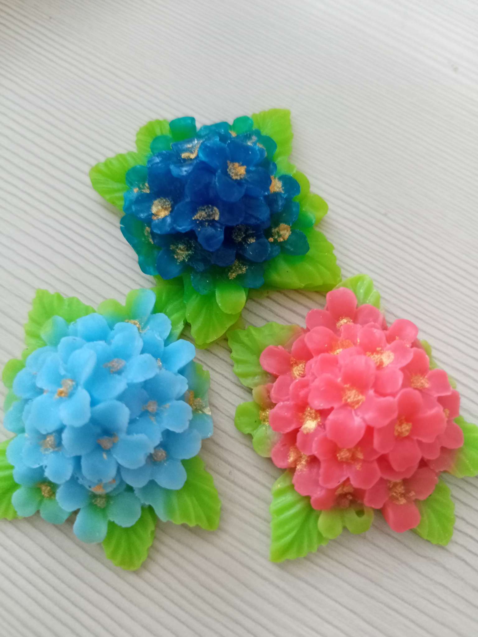 Фотография покупателя товара Молд силиконовый «Незабудки» 2.6×5.7×5.7 см - Фото 2