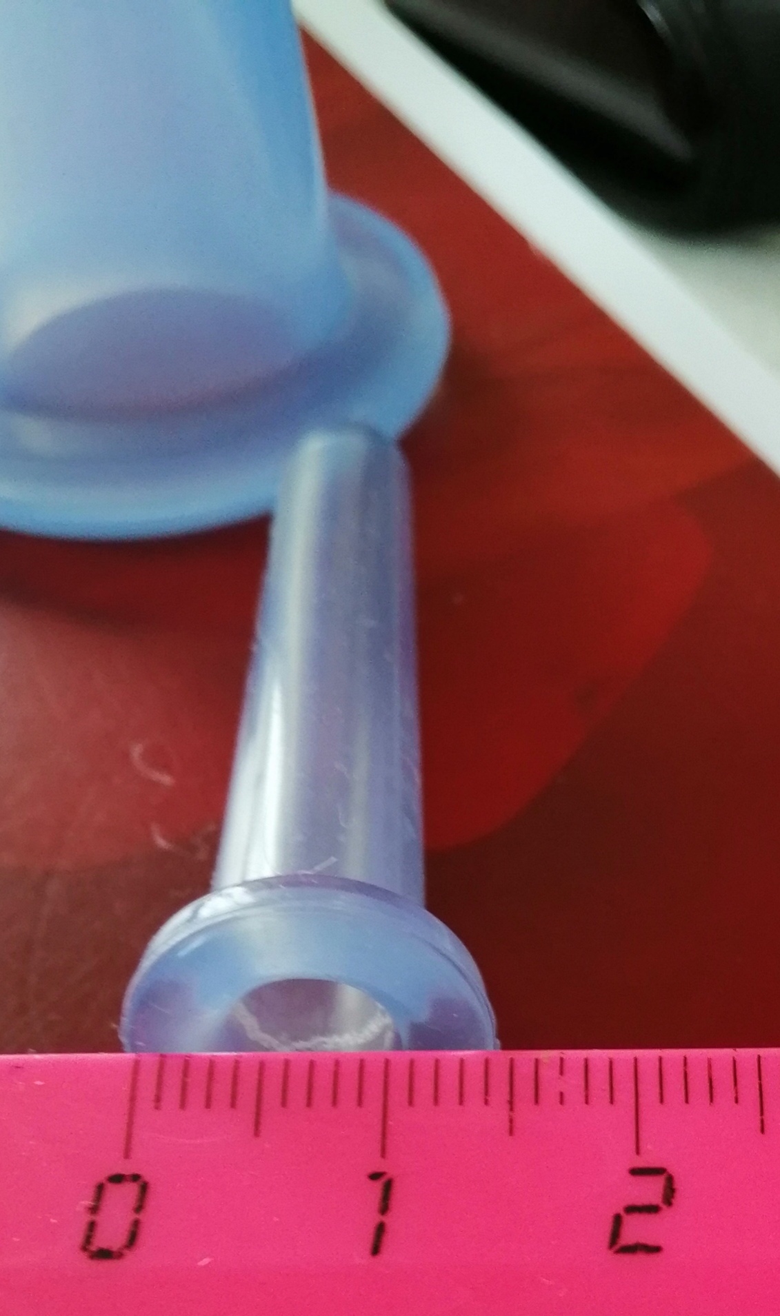 Фотография покупателя товара Набор вакуумных банок для массажа, силиконовые, d=1,6/3,9 см, 2 шт, цвет голубой