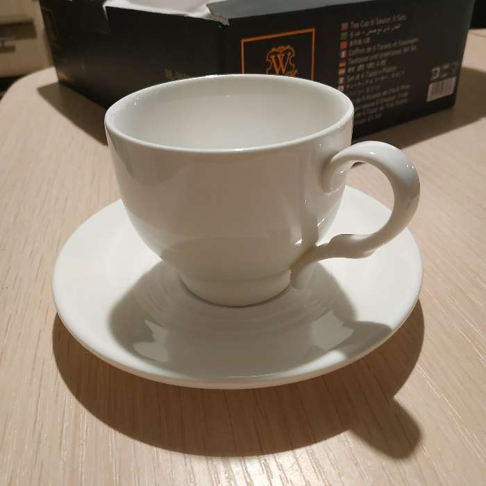 Фотография покупателя товара Набор чайный на 6 персон чашка 220 мл, в цветной коробке - Фото 2