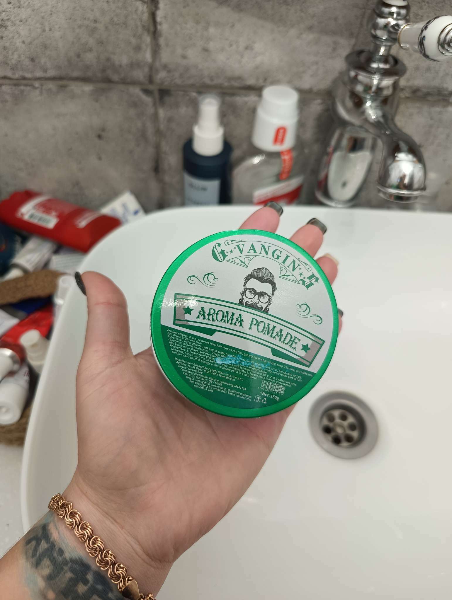 Фотография покупателя товара Воск для укладки волос на водной основе, бесцветный, 150 г - Фото 5