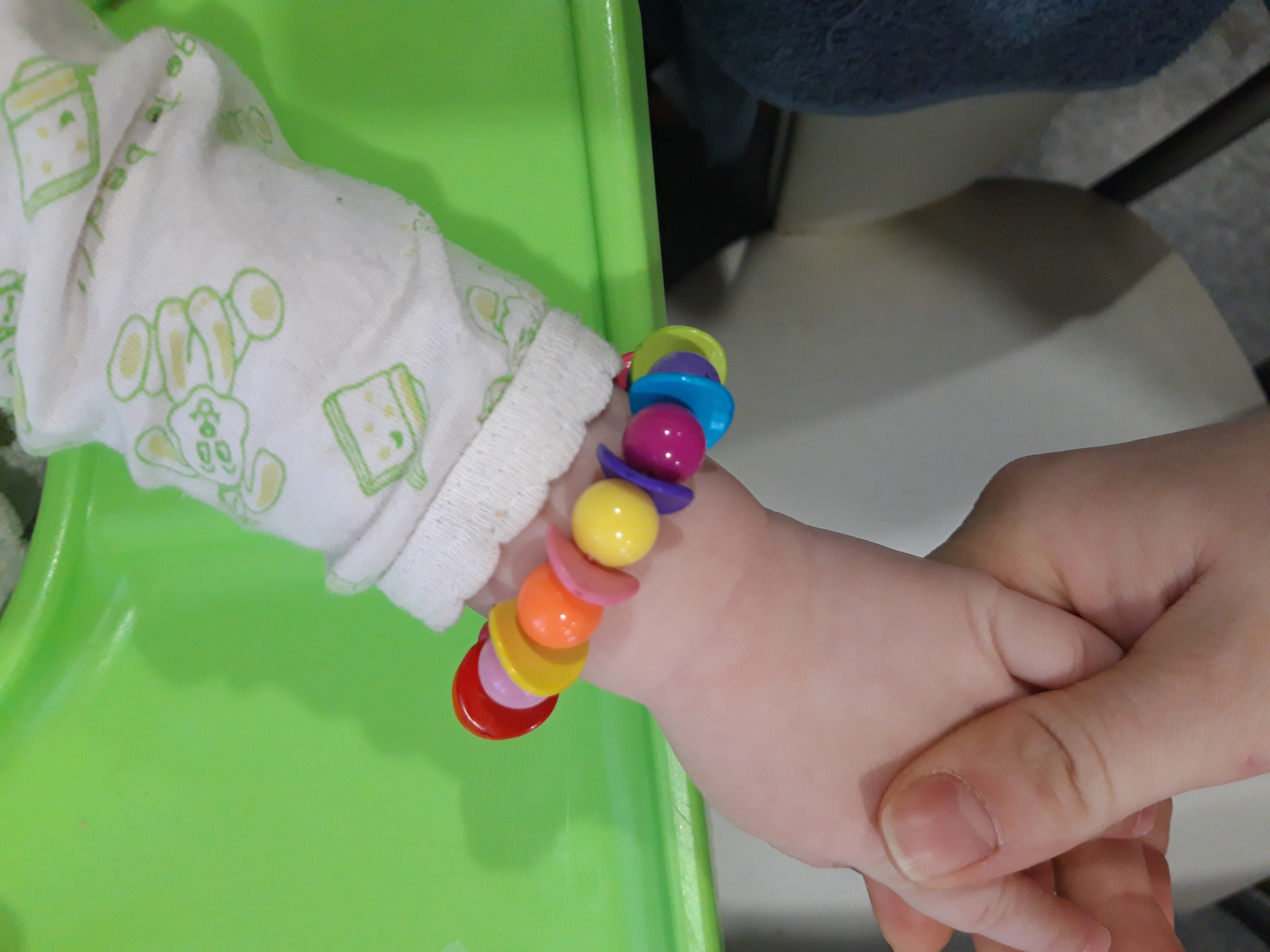 Фотография покупателя товара Браслет детский «Выбражулька», волна с бусинками, цветной