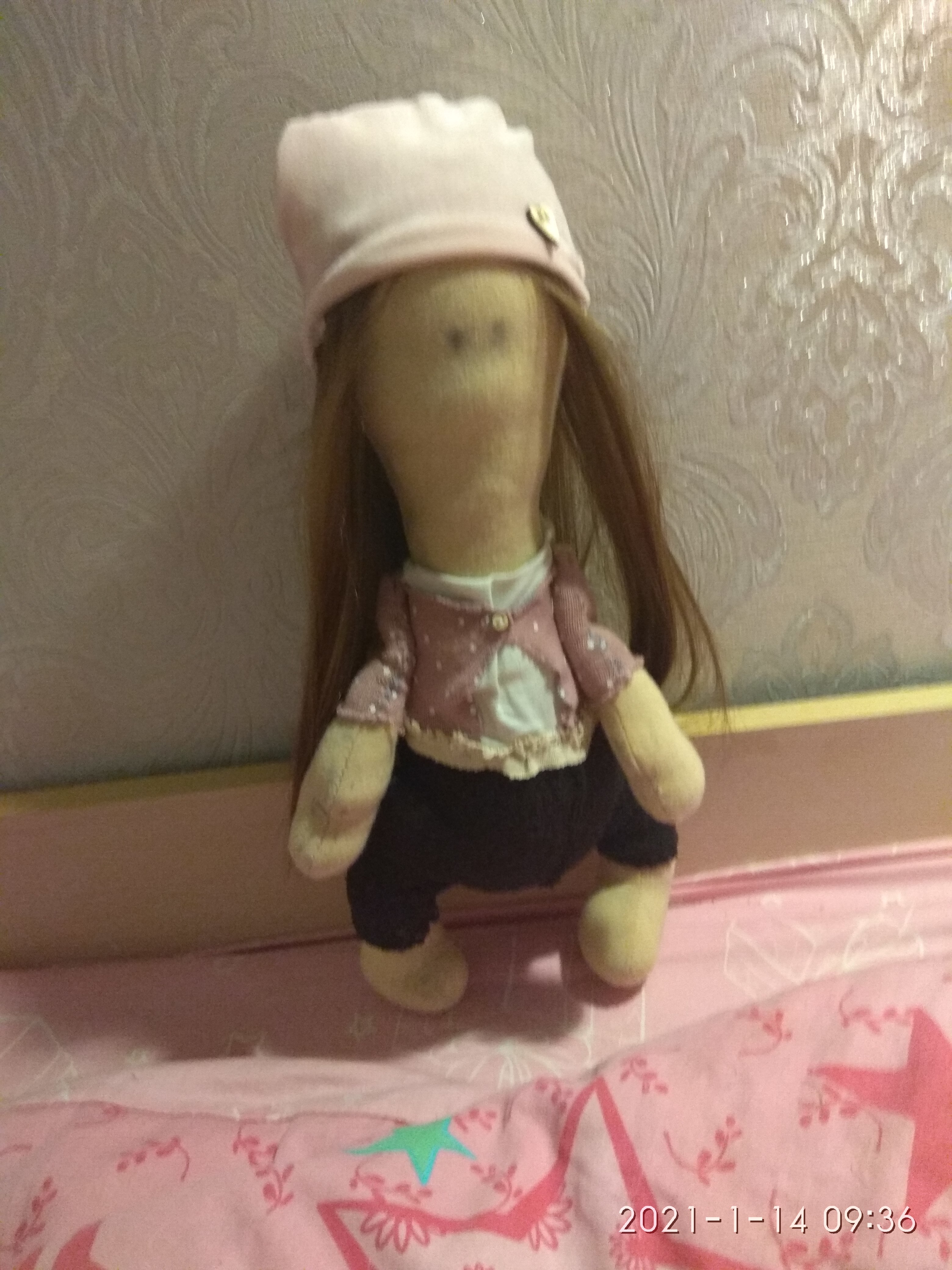Фотография покупателя товара Набор для шитья. Интерьерная кукла «Нэтти», 30 см - Фото 4