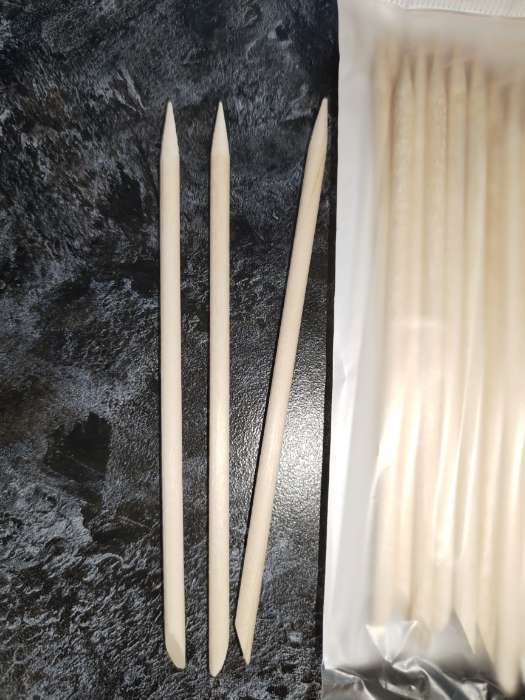 Фотография покупателя товара Апельсиновые палочки для маникюра, 11,4 см, 50 шт