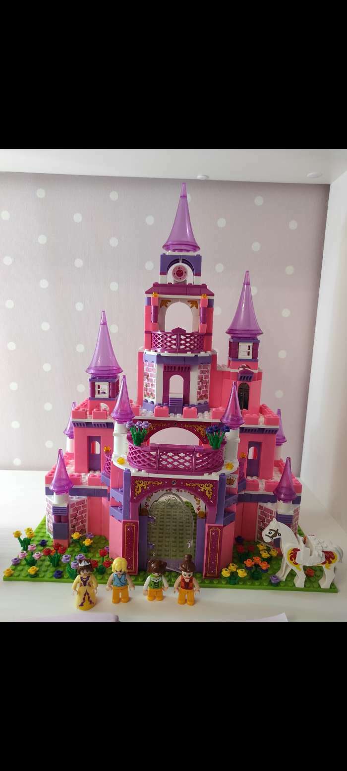 Фотография покупателя товара Конструктор «Розовая мечта: замок принцессы», 472 детали - Фото 7
