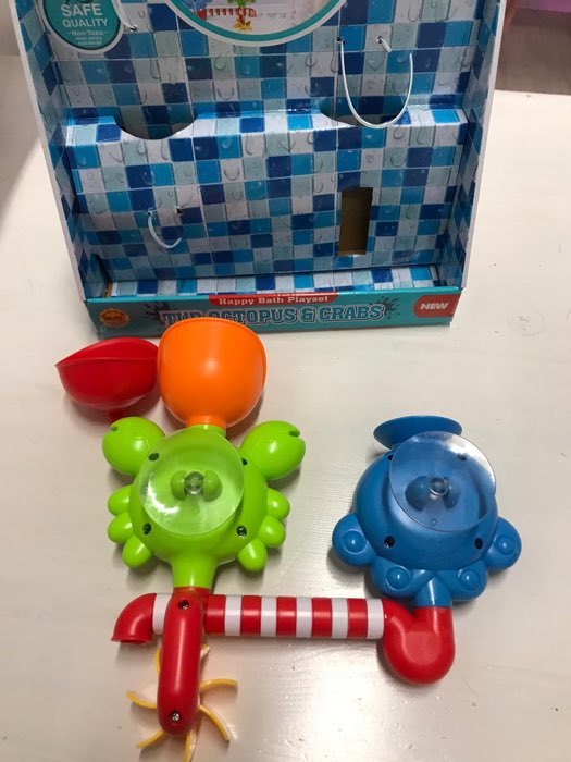 Фотография покупателя товара Игрушка для ванны «Водная забава», на присоске, цвет МИКС, Крошка Я
