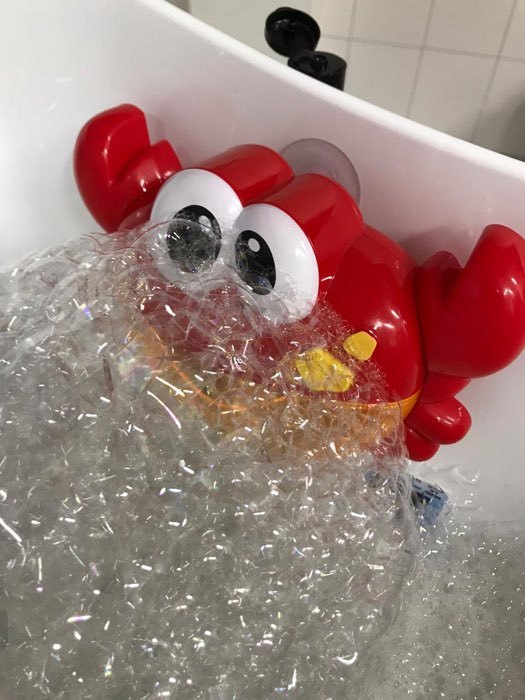 Фотография покупателя товара Игрушка для ванны «Крабик», пузыри, на присоске
