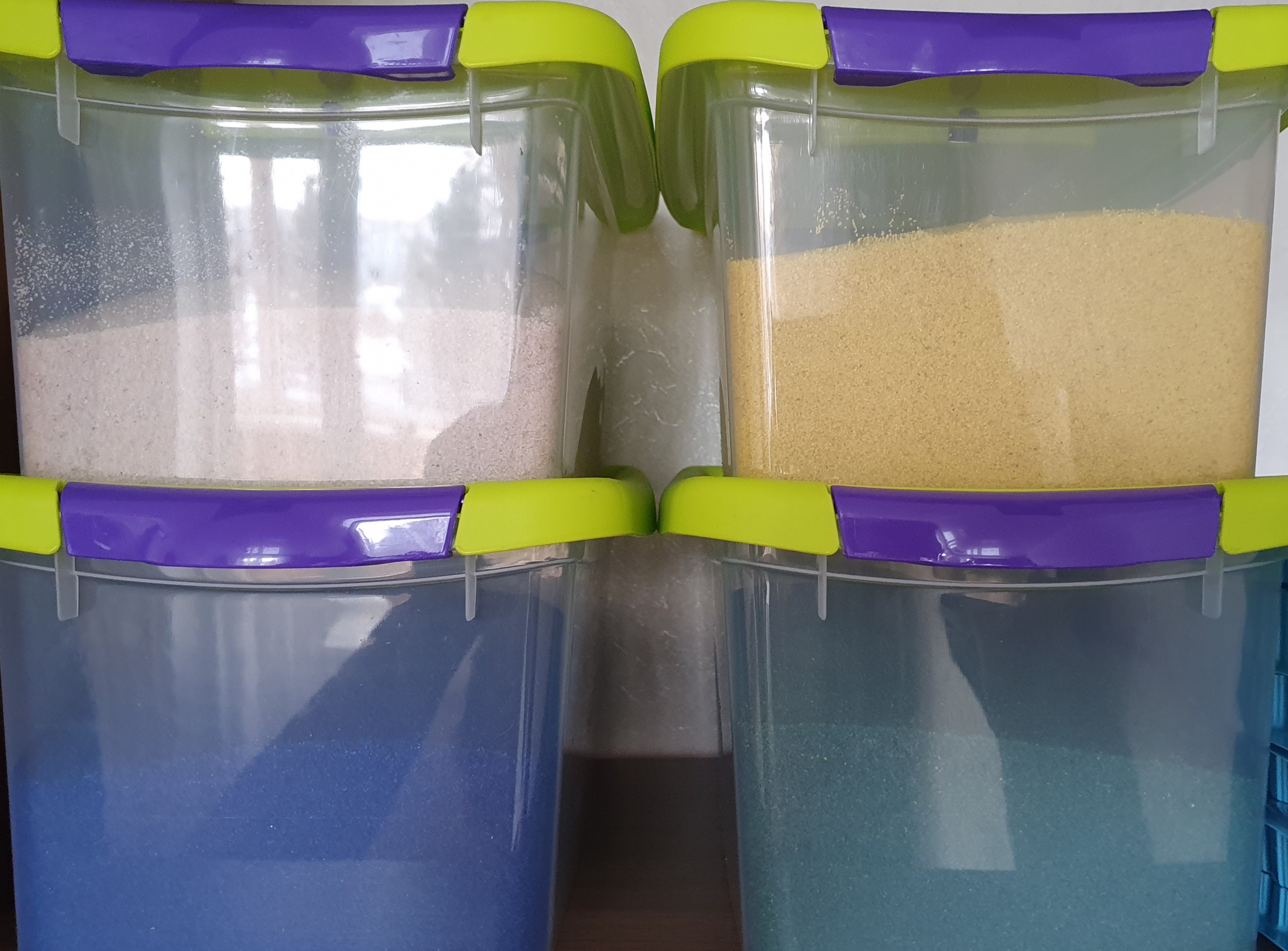 Фотография покупателя товара Контейнер для хранения с крышкой, 4 л, 29×19×13 см, цвет салатовый - Фото 2