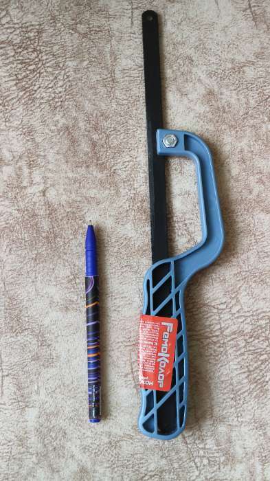 Фотография покупателя товара Ножовка-ручка,Hobbi/РемоКолор укрепленное полотно, 300 мм - Фото 3