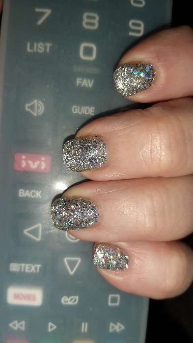 Фотография покупателя товара Гель-лак для ногтей "Искрящийся бриллиант", трёхфазный LED/UV, 10мл, цвет 003 синий - Фото 17