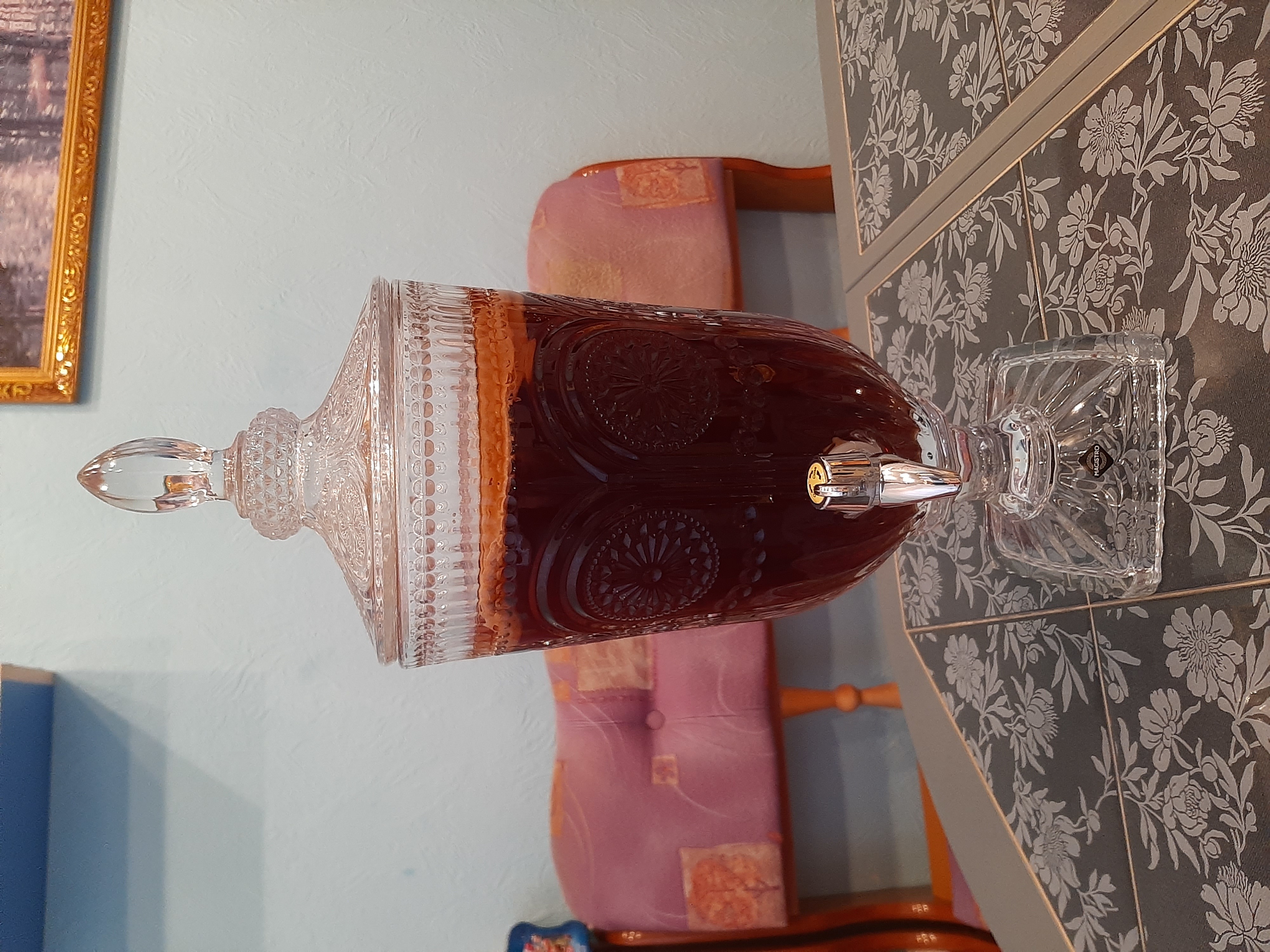 Фотография покупателя товара Диспенсер для напитков стеклянный Magistro «Восход», 3 л, 25×19×50 см
