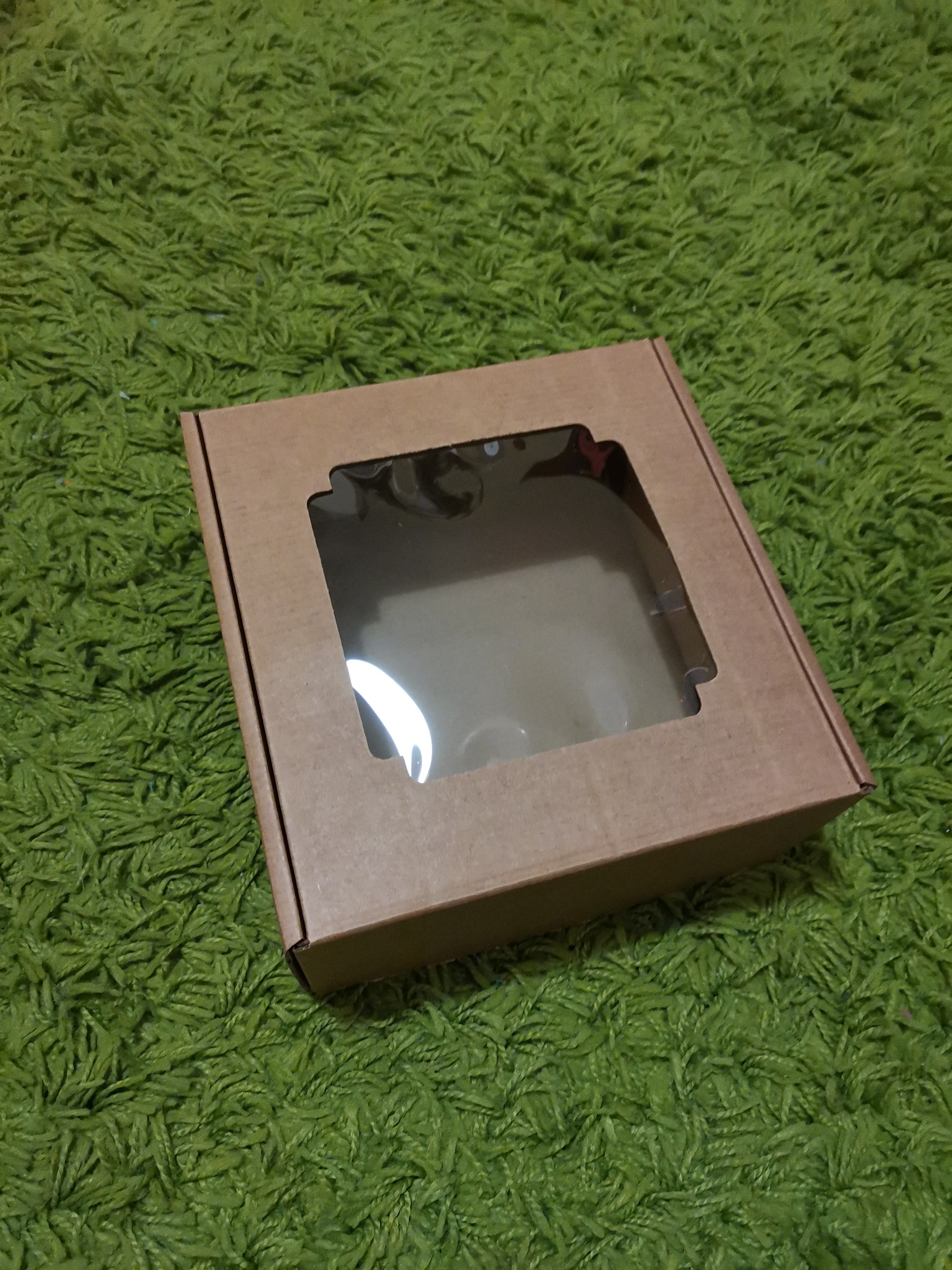 Фотография покупателя товара Коробка самосборная, с окном, крафт, 19 х 18 х 9 см - Фото 15