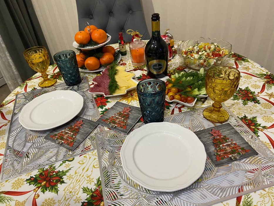 Фотография покупателя товара Блюдо Доляна «Ёлочка», 25×21 см - Фото 6