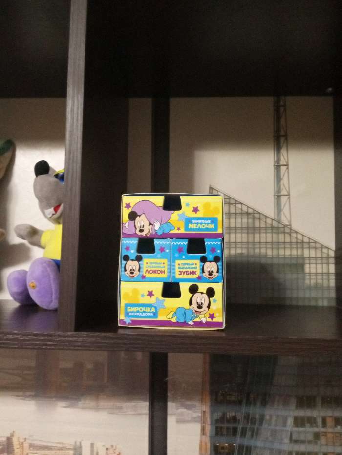 Фотография покупателя товара Памятные коробочки для новорожденных, Микки Маус
