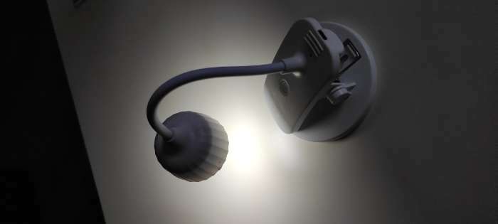 Фотография покупателя товара Настольная лампа "Ланди" LED 1,5Вт USB белый 8,5х8,5х19 см RISALUX - Фото 1