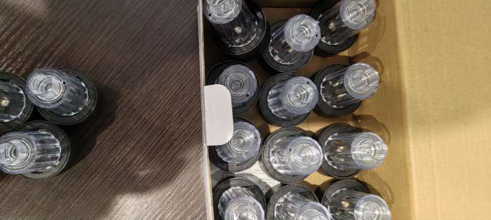 Фотография покупателя товара Садовый светильник на солнечной батарее «Цилиндр», 4.5 × 30 × 4.5 см, 1 LED, свечение тёплое белое - Фото 26
