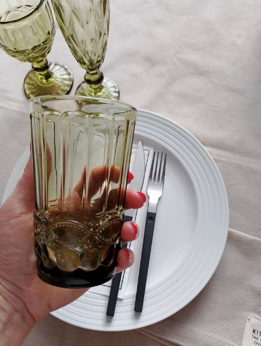 Фотография покупателя товара Стакан Magistro «Ла-Манш», 350 мл, стекло, синий - Фото 1