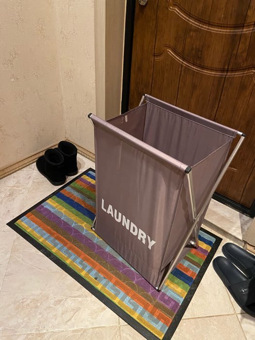 Фотография покупателя товара Корзина универсальная Доляна Laundry, 43×29×64 см, цвет МИКС - Фото 5