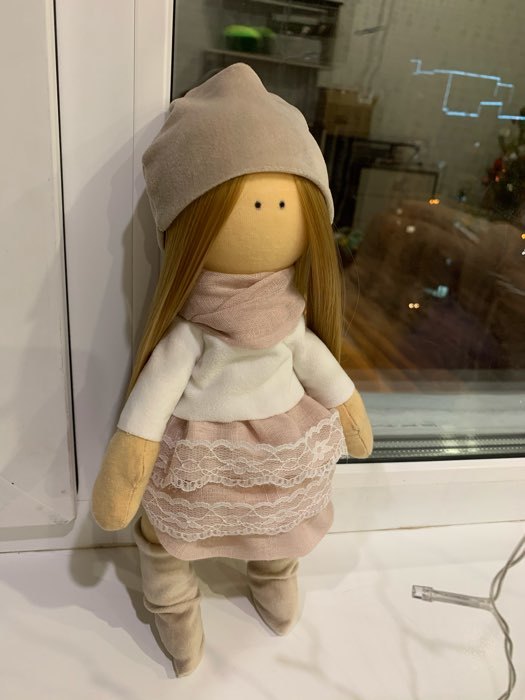 Фотография покупателя товара Набор для шитья. Интерьерная кукла «Мика», 30 см - Фото 1