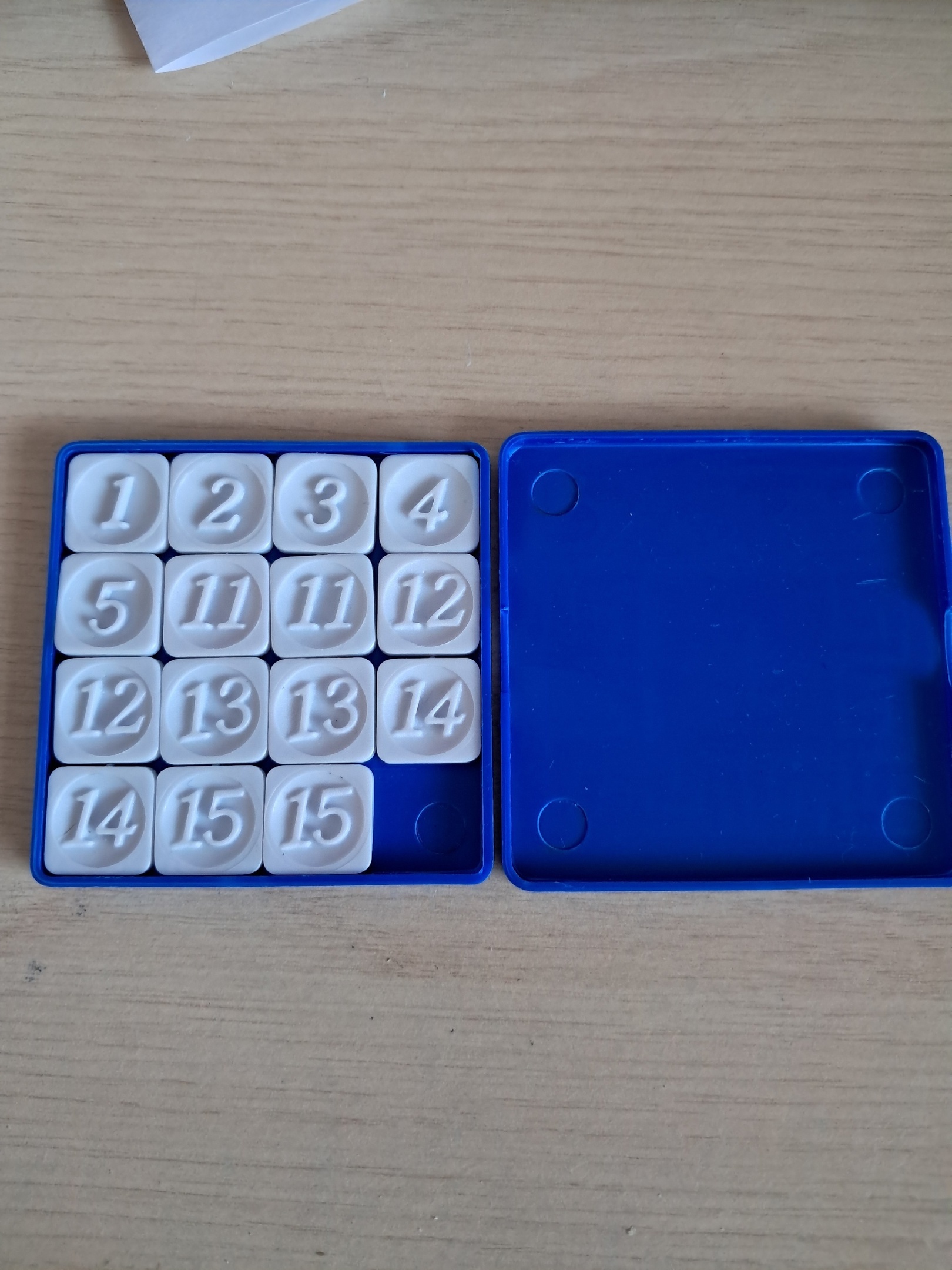 Фотография покупателя товара Набор головоломок 3 в 1: пятнашки классические, пятнашки Пифагор, крестики-нолики