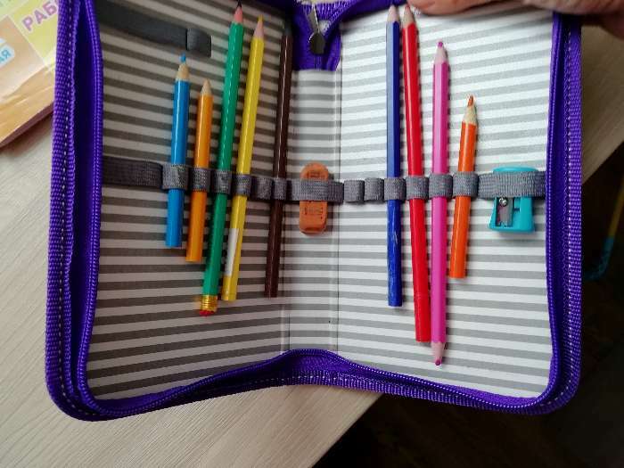 Фотография покупателя товара Пенал каркасный, 1 секция, 11.5×20.5×3 см, «Холодное сердце» - Фото 5