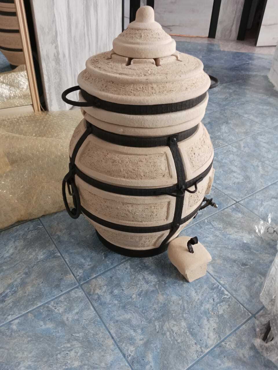 Фотография покупателя товара Тандыр «Сармат Донской», h=67 см, d=42 см, 56 кг, 8 шампуров, кочерга, совок - Фото 5