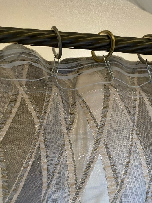 Фотография покупателя товара Крючки для штор, 1,8 × 3 см, 10 шт, цвет серебряный