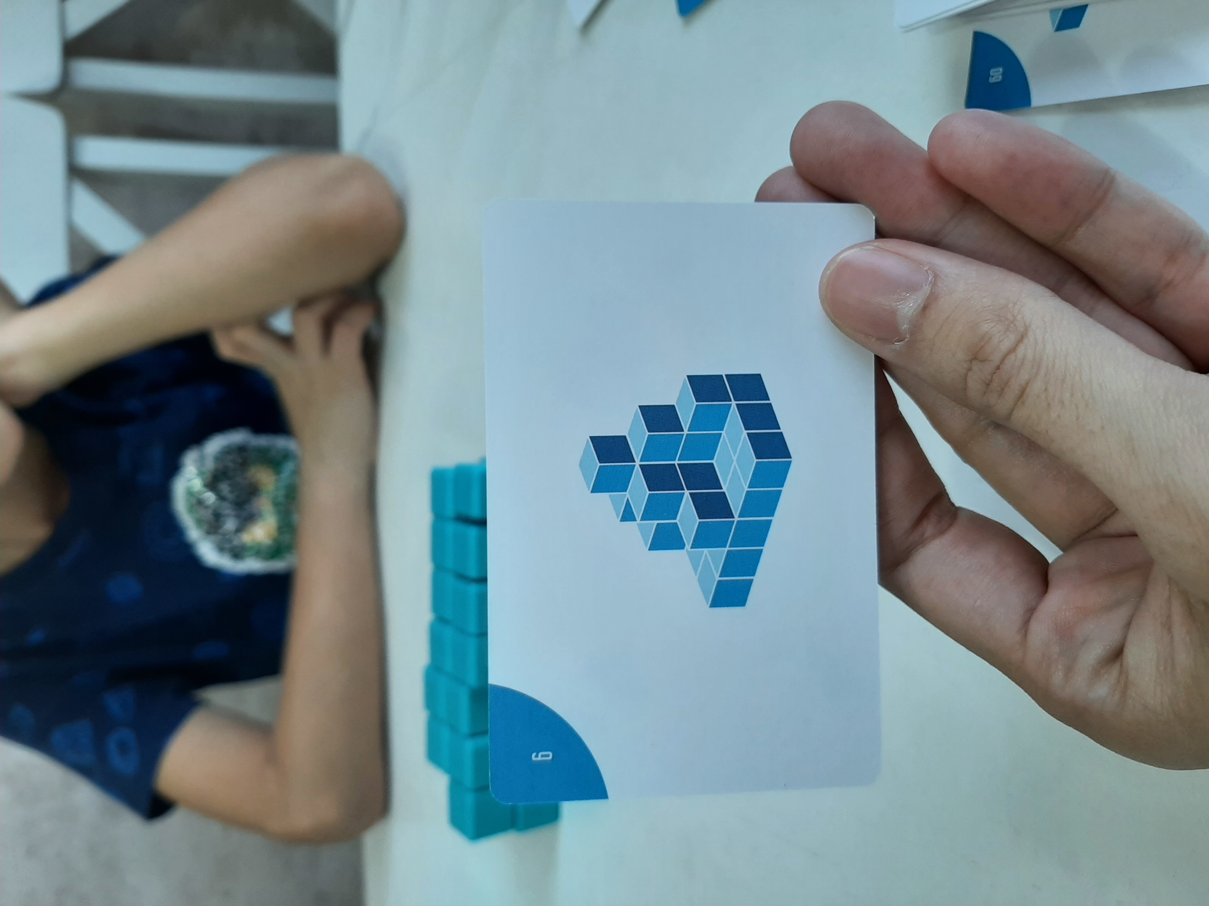 Фотография покупателя товара Игра головоломка «Синий куб», 7 объемных деталей
