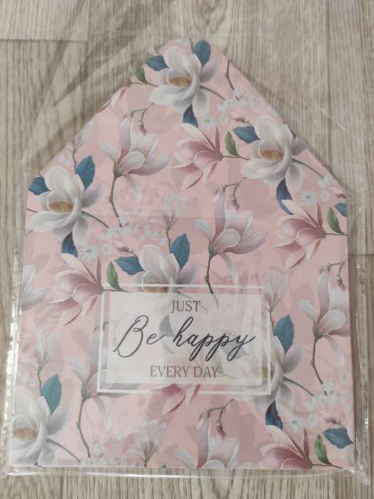 Фотография покупателя товара Конверт подарочный «Цветы», 15×11 см - Фото 1