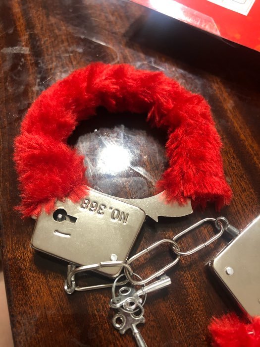 Фотография покупателя товара Набор влюблённых, 3 предмета: наручники,повязка,перо - Фото 5