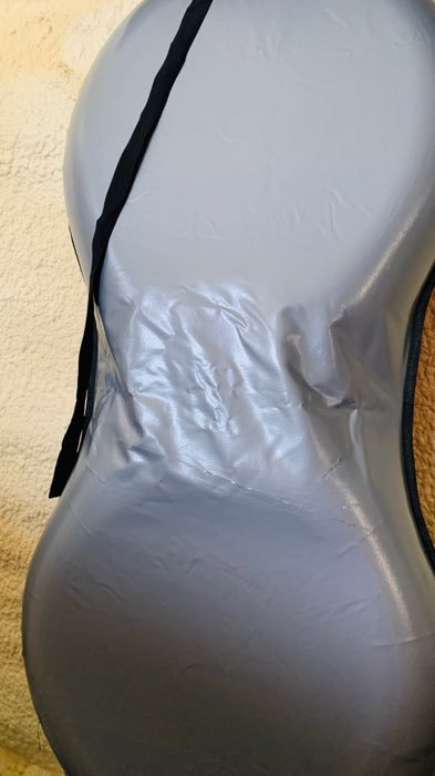 Фотография покупателя товара Тюбинг-ватрушка, размер чехла 150 x 75 см, 2-камерный, тент/оксфорд, цвета микс - Фото 6
