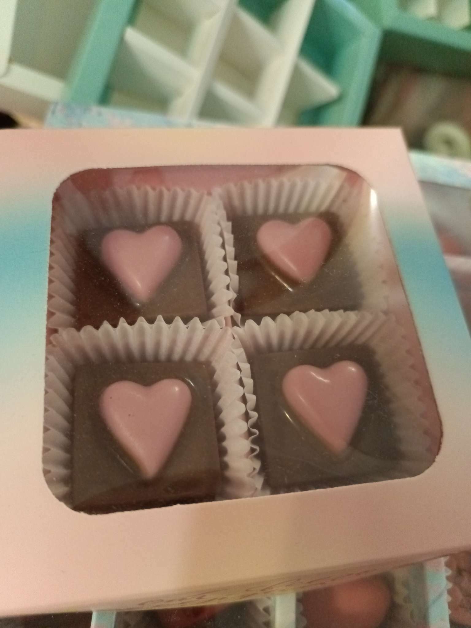 Фотография покупателя товара Форма для шоколада и конфет «Любовь», 27×18 см, 24 ячейки - Фото 1