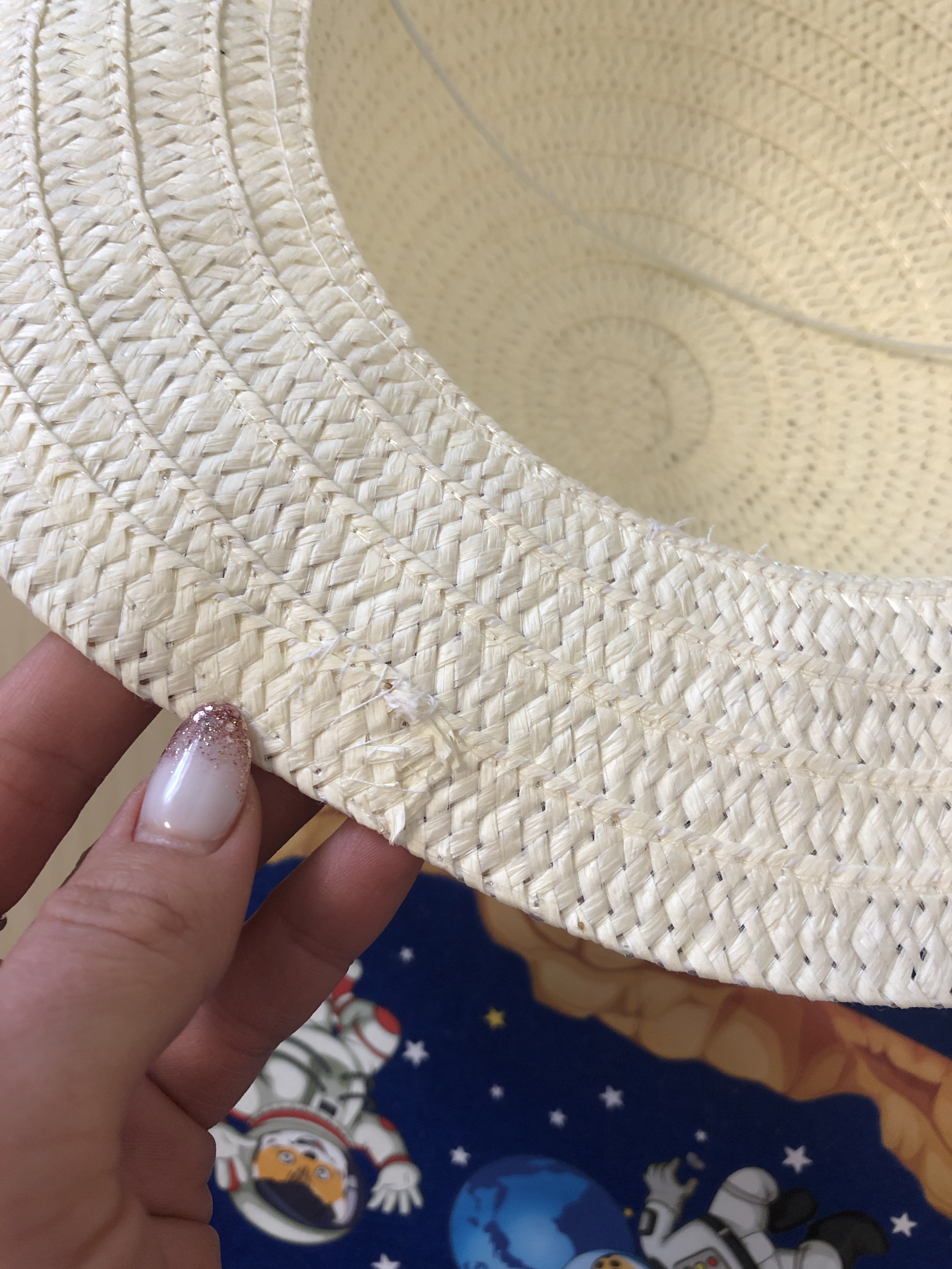 Фотография покупателя товара Шляпа с бомбошками для девочки MINAKU, размер 50, цвет белый