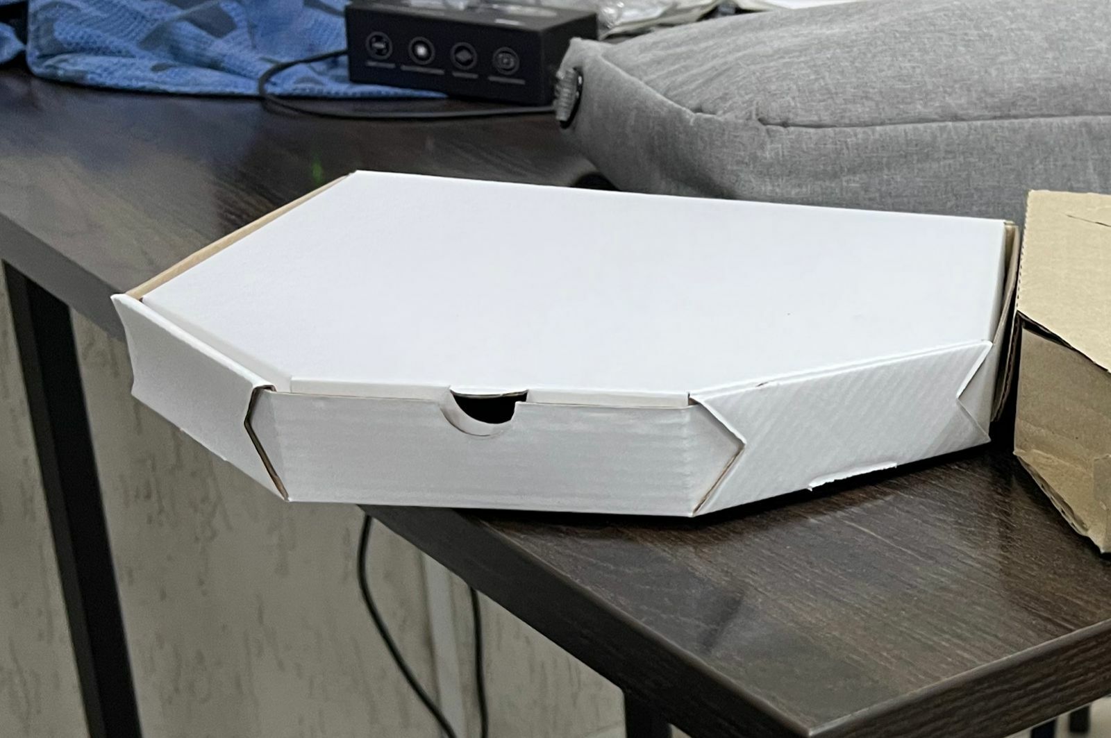 Фотография покупателя товара Коробка для пиццы, белая, 25,5 х 25,5 х 3 см - Фото 1