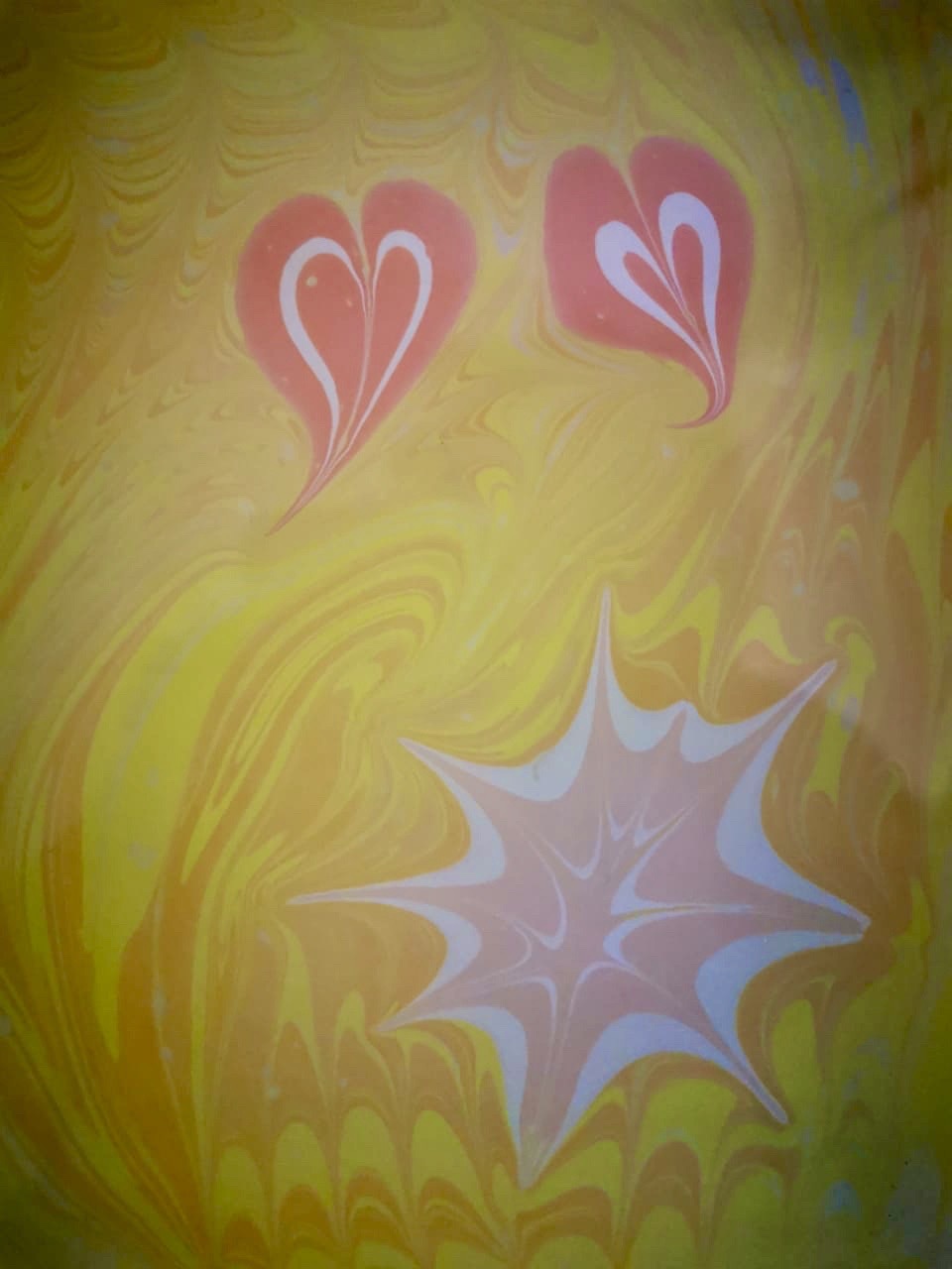 Фотография покупателя товара УЦЕНКА Набор для творчества. Рисование в технике ЭБРУ, 4 цв - Фото 1