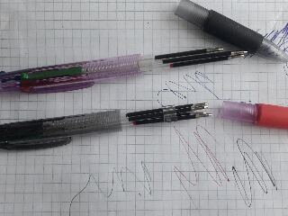 Фотография покупателя товара Ручка шариковая, автоматическая, 4-х цветная, МИКС