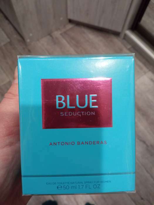 Фотография покупателя товара Туалетная вода женская Antonio Banderas Blue Seduction Woman, 50 мл - Фото 1