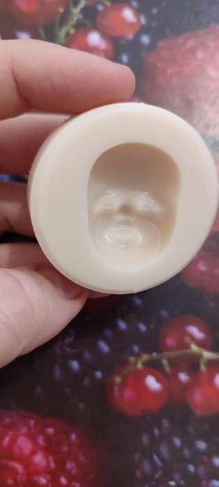 Фотография покупателя товара Молд силикон "Лицо младенца" №10 3х2,1х1,1 см