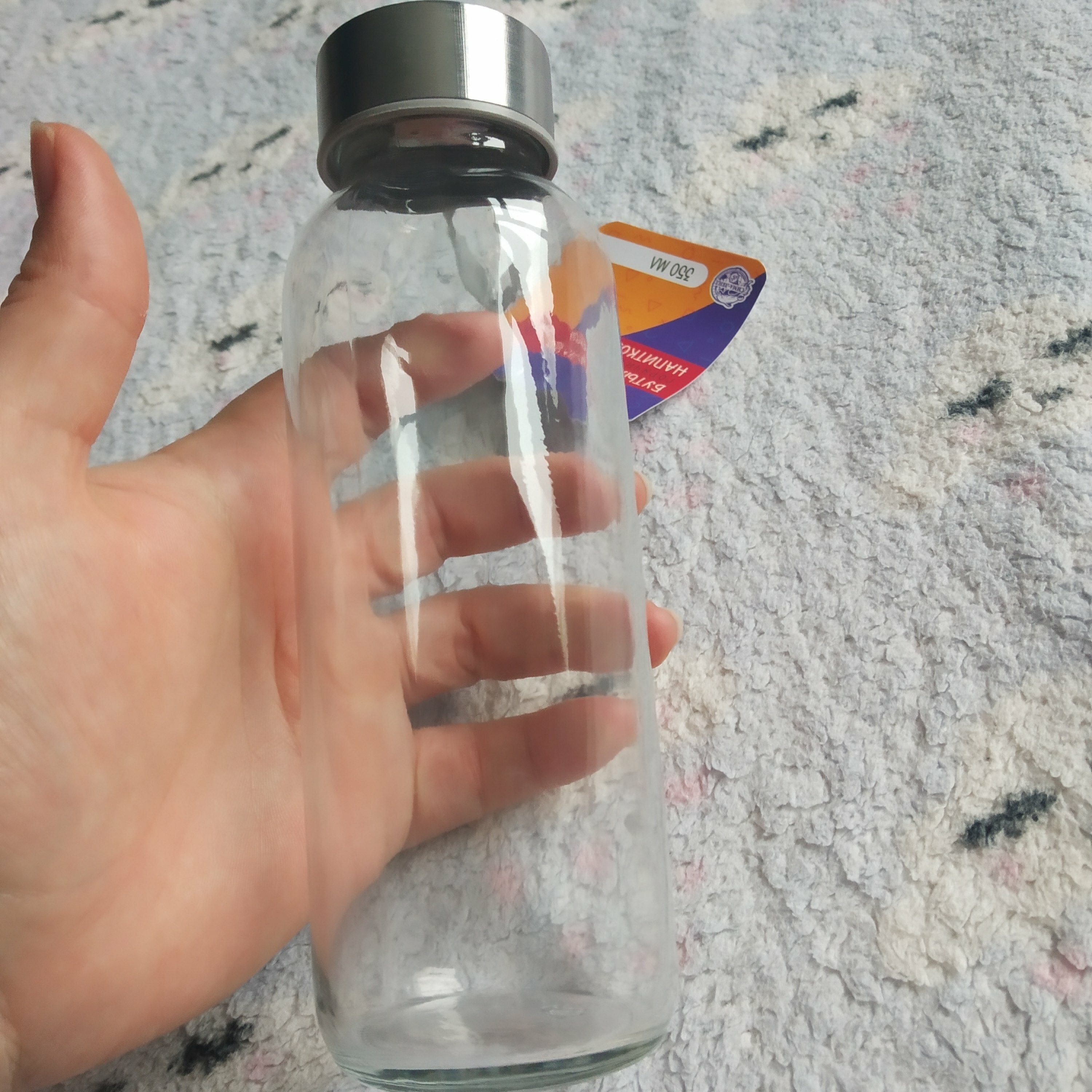 Фотография покупателя товара Бутылка для воды в чехле «Котик», 350 мл - Фото 11