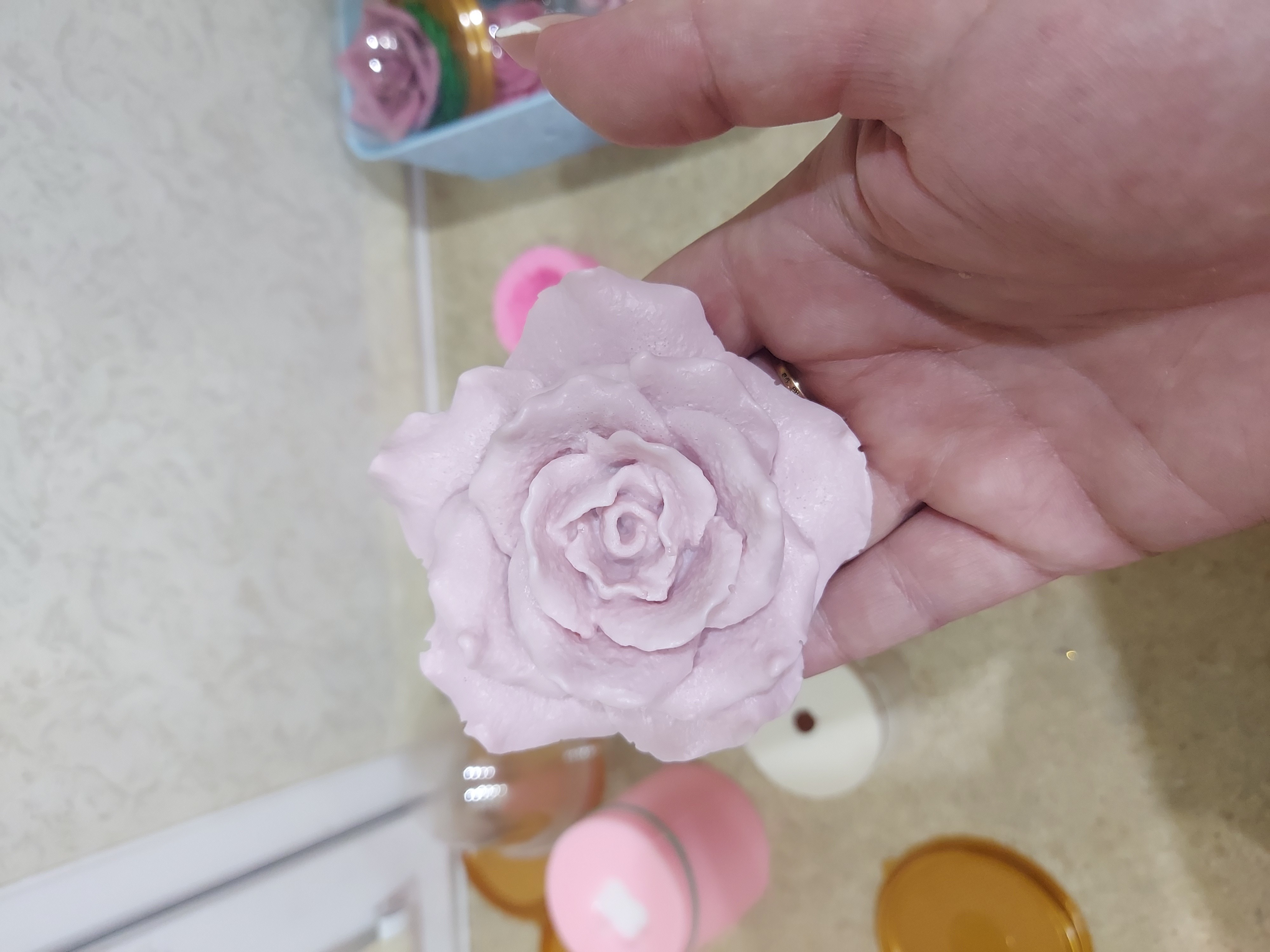 Фотография покупателя товара Силиконовая форма для мыла "Роза дрим" - Фото 3