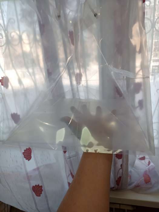 Фотография покупателя товара Пакет подарочный с квадратным дном, прозрачный, 31×30×31 см - Фото 23