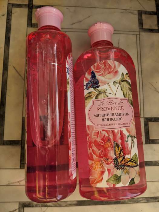 Фотография покупателя товара Шампунь для волос Le Flirt Du Provence розовый цвет и жасмин, 730 мл - Фото 1