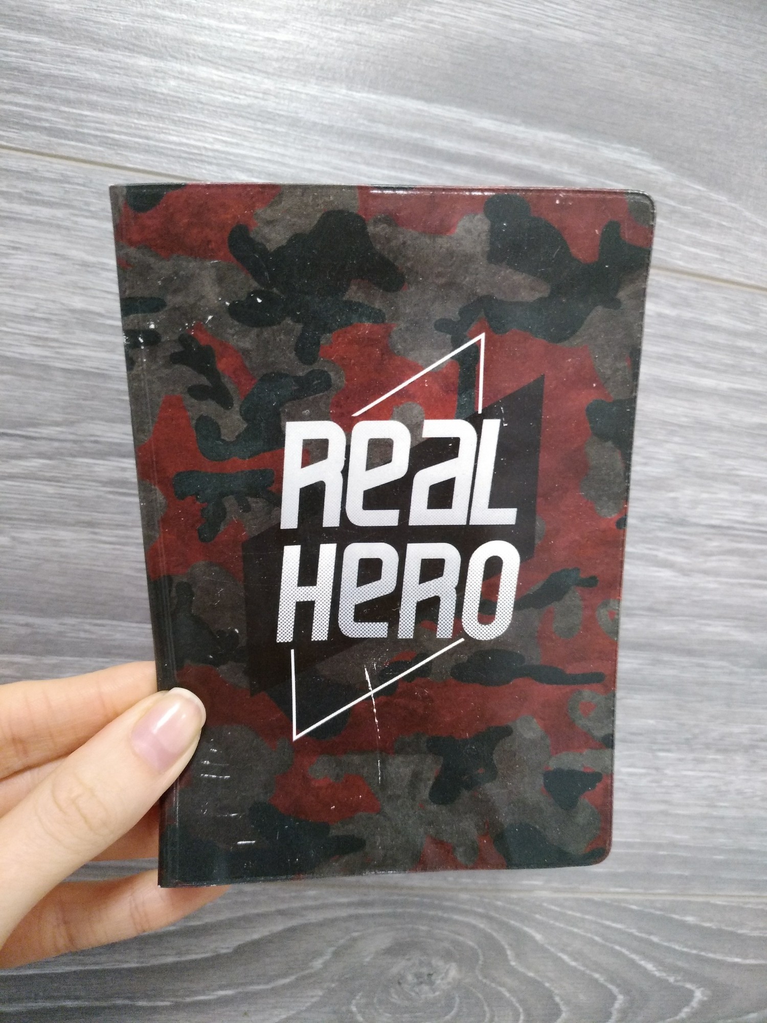 Фотография покупателя товара Паспортная обложка "Real Hero" - Фото 1