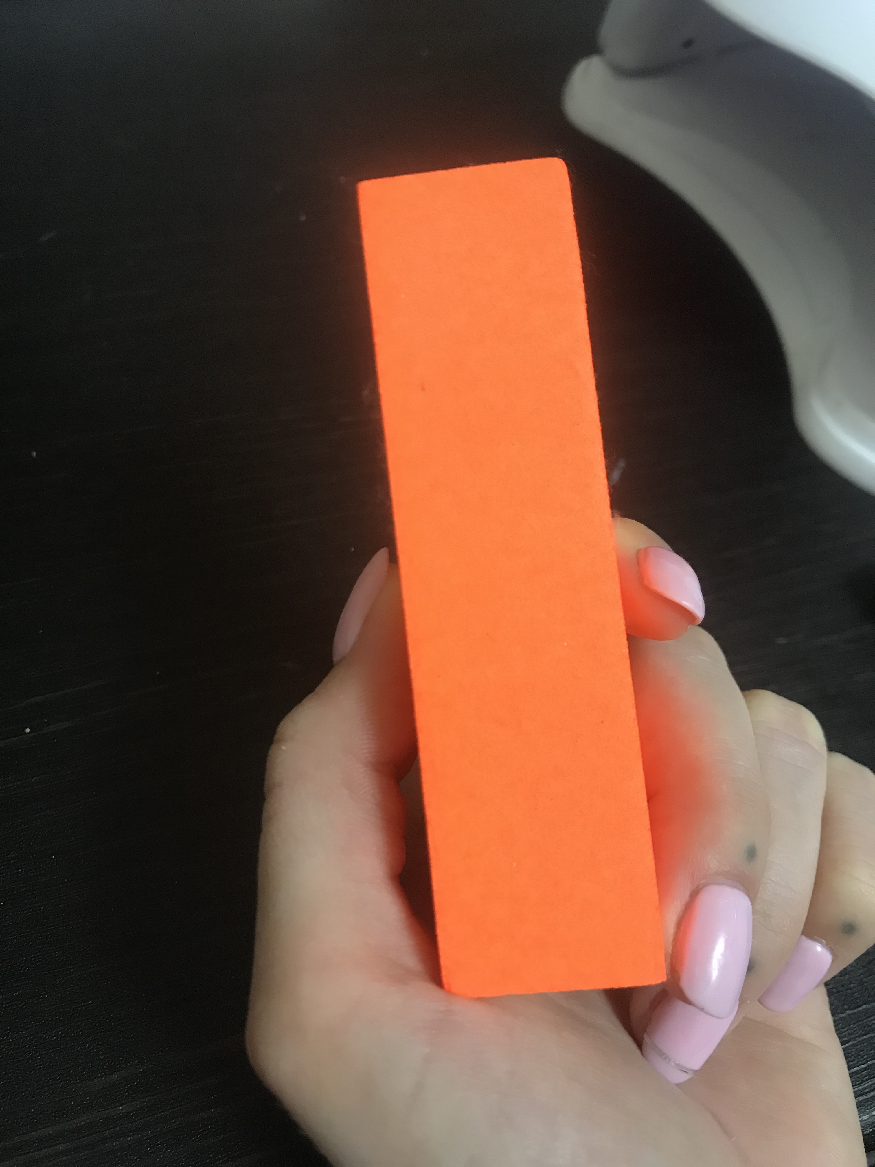 Фотография покупателя товара Баф наждачный для ногтей «Нео», четырёхсторонний, 9,5 × 2,5 × 2,5 см, цвет МИКС - Фото 3