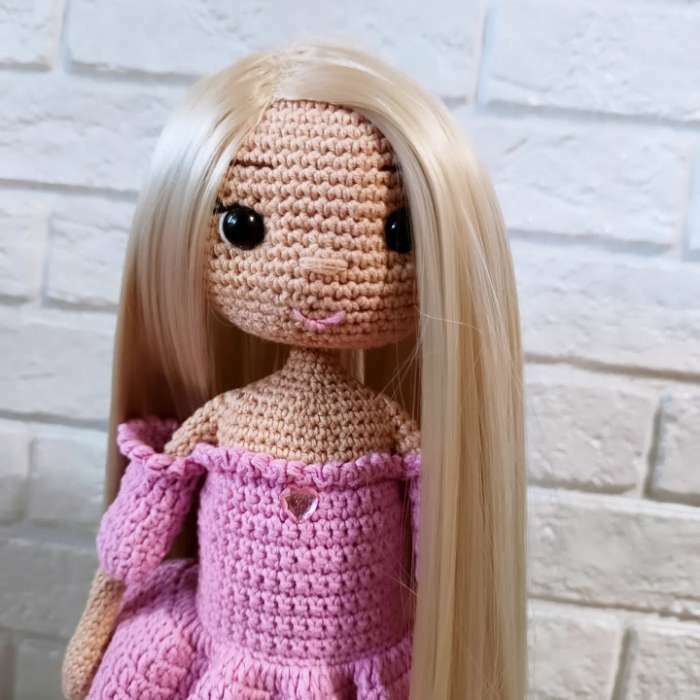Фотография покупателя товара Волосы - тресс для кукол «Прямые» длина волос: 25 см, ширина: 100 см, цвет № 88 - Фото 2
