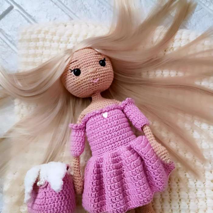 Фотография покупателя товара Волосы - тресс для кукол «Прямые» длина волос: 25 см, ширина: 100 см, цвет № 88 - Фото 4