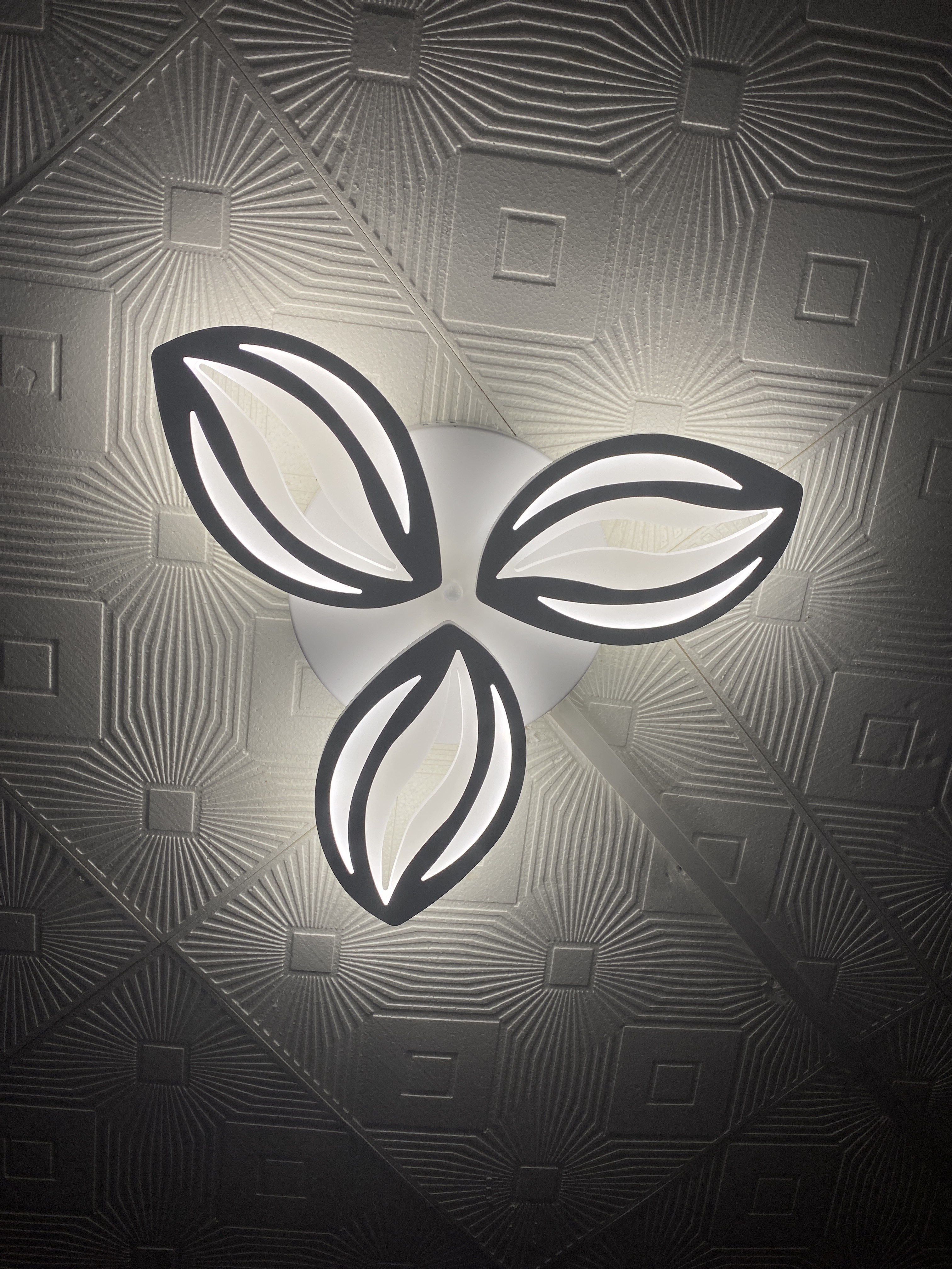 Фотография покупателя товара Светильник ГАЛЛОП «Галактика» 423700, LED 90W, кофе, 60.5×60.5×7.5 см - Фото 4